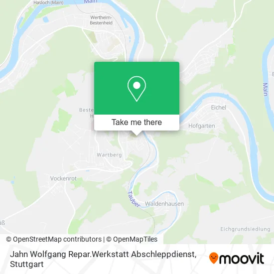 Карта Jahn Wolfgang Repar.Werkstatt Abschleppdienst