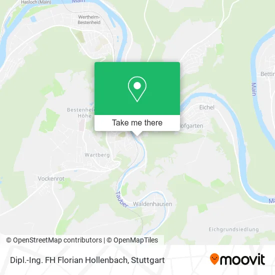 Карта Dipl.-Ing. FH Florian Hollenbach