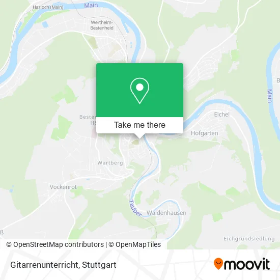Карта Gitarrenunterricht