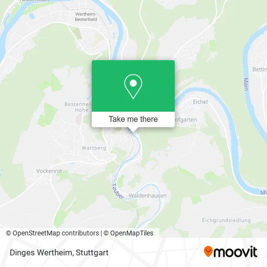 Карта Dinges Wertheim