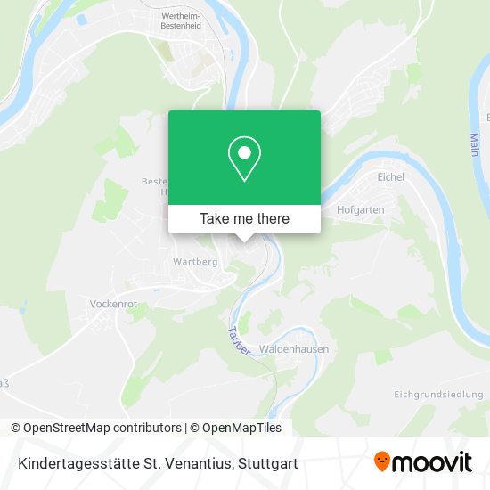 Карта Kindertagesstätte St. Venantius
