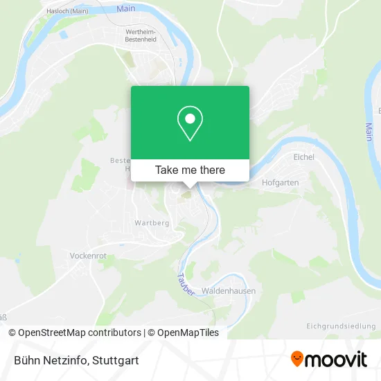Bühn Netzinfo map