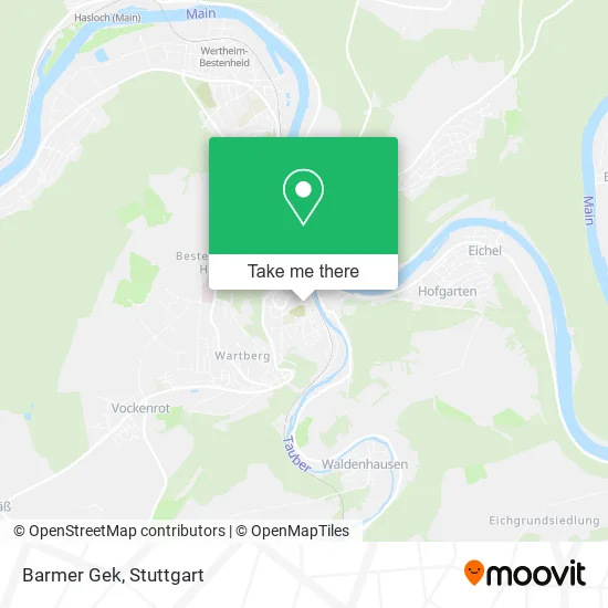 Карта Barmer Gek