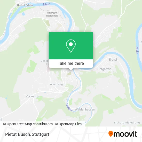 Карта Pietät Busch