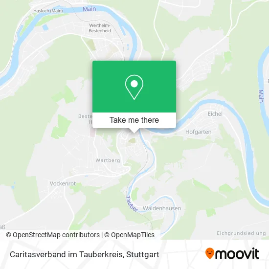Карта Caritasverband im Tauberkreis