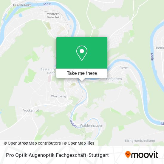 Pro Optik Augenoptik Fachgeschäft map
