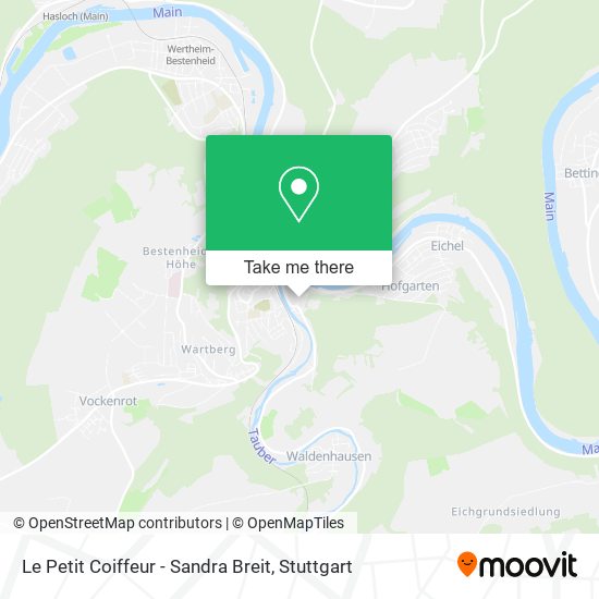 Le Petit Coiffeur - Sandra Breit map