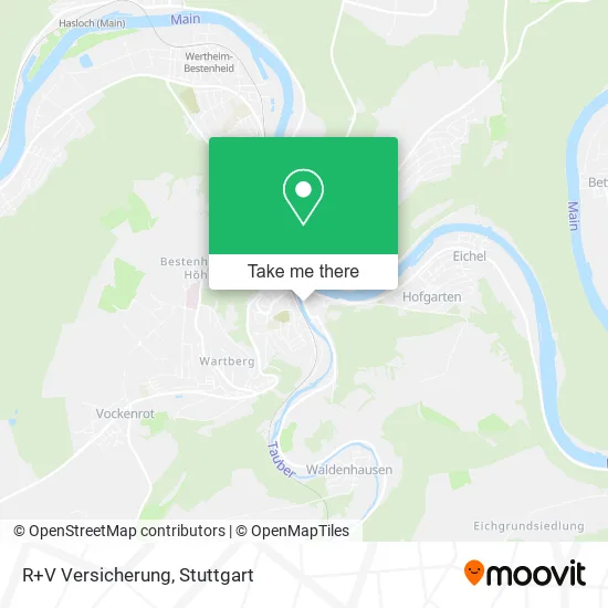 R+V Versicherung map