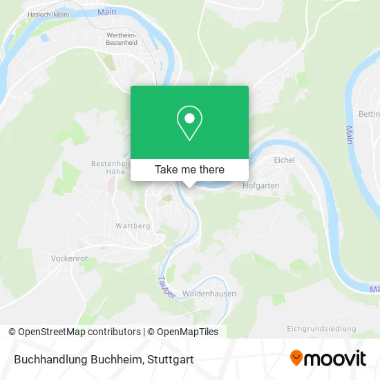 Карта Buchhandlung Buchheim