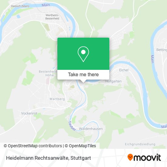 Карта Heidelmann Rechtsanwälte