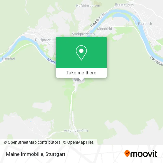 Карта Maine Immobilie