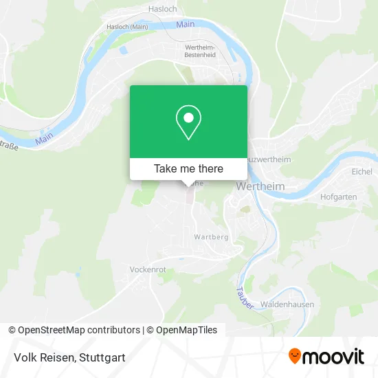 Карта Volk Reisen