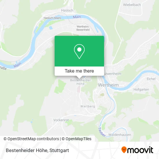 Карта Bestenheider Höhe