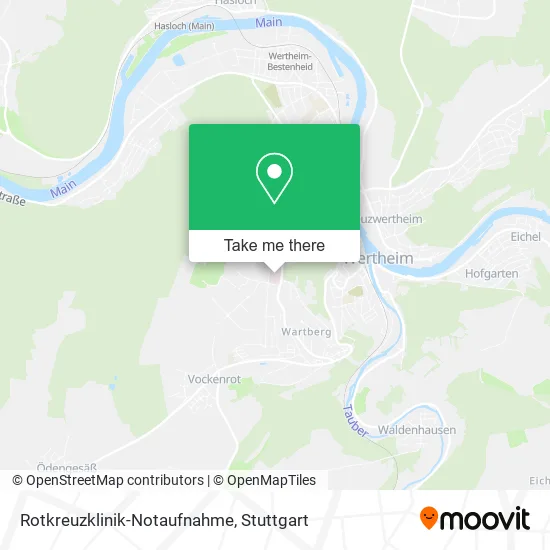 Карта Rotkreuzklinik-Notaufnahme