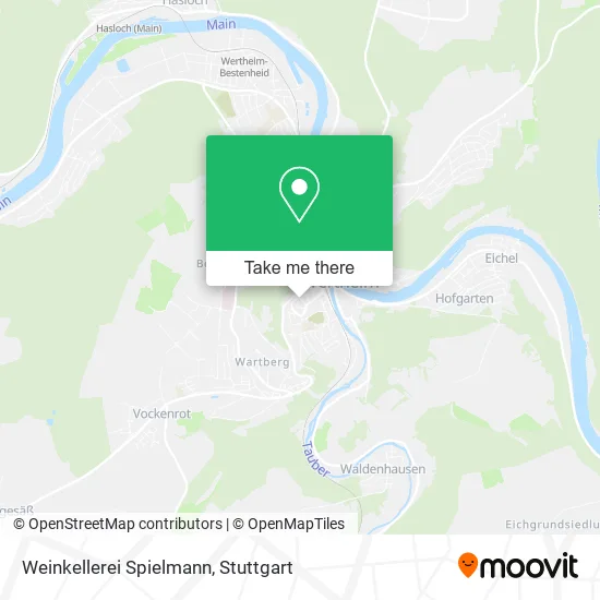 Карта Weinkellerei Spielmann