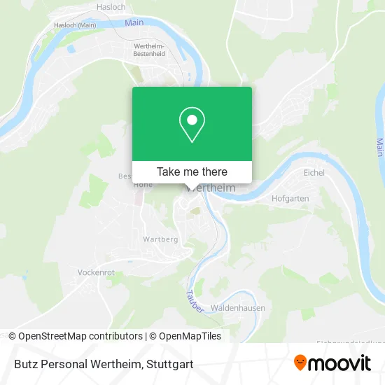 Карта Butz Personal Wertheim