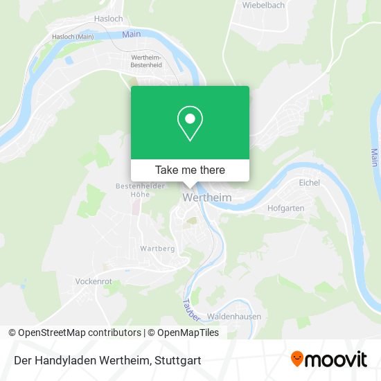 Карта Der Handyladen Wertheim