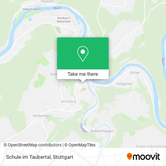Карта Schule im Taubertal