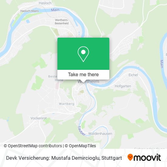 Devk Versicherung: Mustafa Demircioglu map