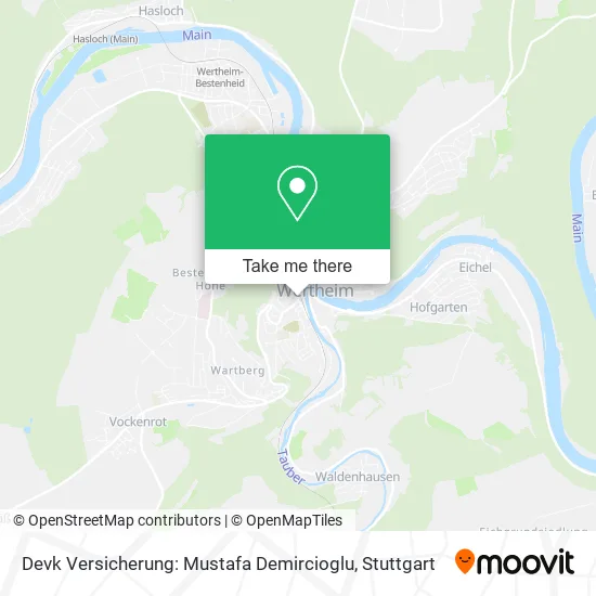 Карта Devk Versicherung: Mustafa Demircioglu