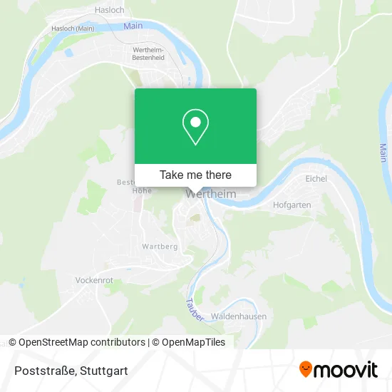 Карта Poststraße