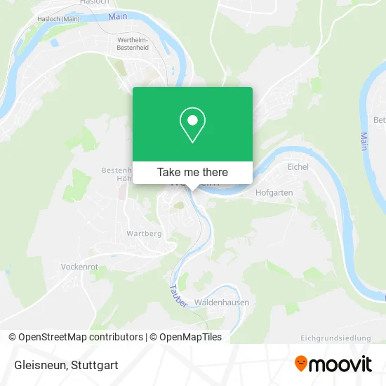 Карта Gleisneun