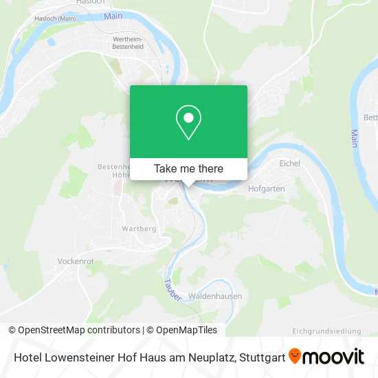 Карта Hotel Lowensteiner Hof Haus am Neuplatz