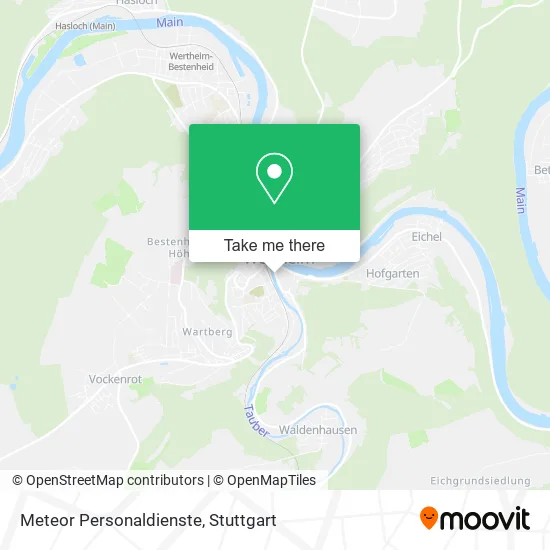 Карта Meteor Personaldienste