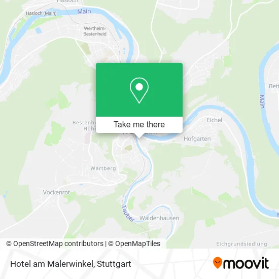 Карта Hotel am Malerwinkel