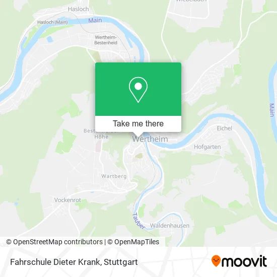 Карта Fahrschule Dieter Krank