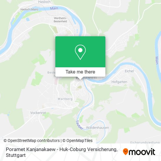 Карта Poramet Kanjanakaew - Huk-Coburg Versicherung