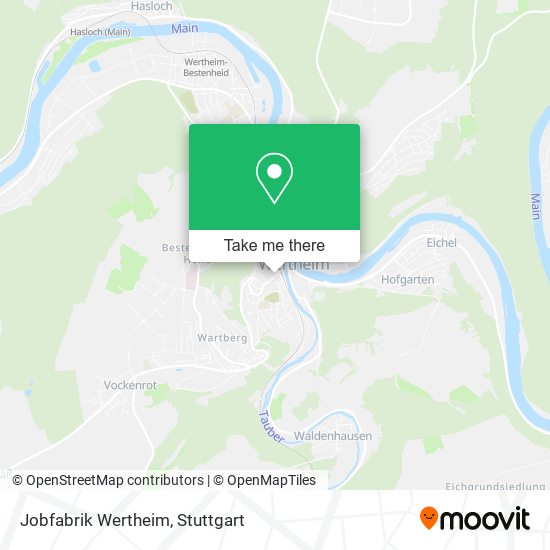 Карта Jobfabrik Wertheim