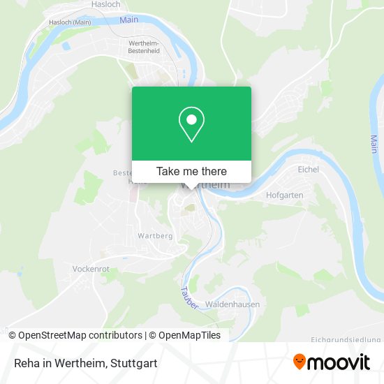 Карта Reha in Wertheim