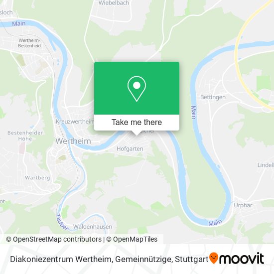 Diakoniezentrum Wertheim, Gemeinnützige map