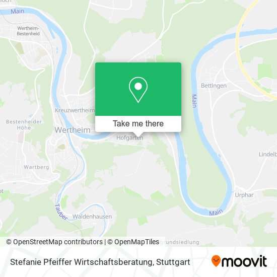 Stefanie Pfeiffer Wirtschaftsberatung map