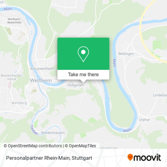 Personalpartner Rhein-Main map