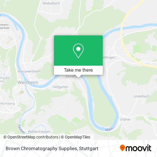 Brown Chromatography Supplies map