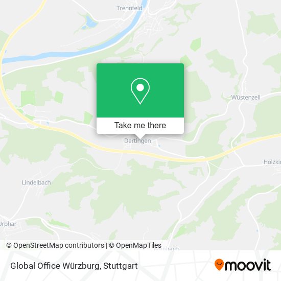 Карта Global Office Würzburg