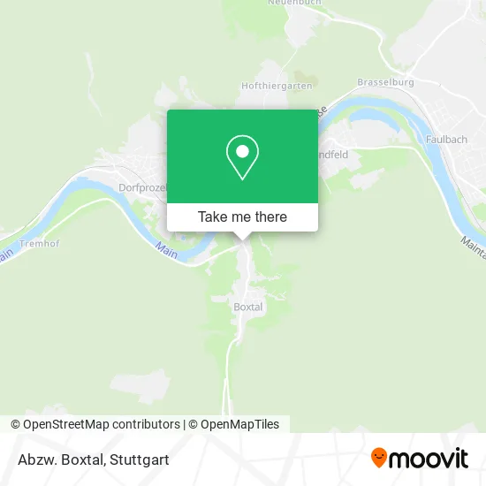 Карта Abzw. Boxtal