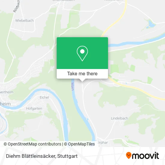 Карта Diehm Blättleinsäcker