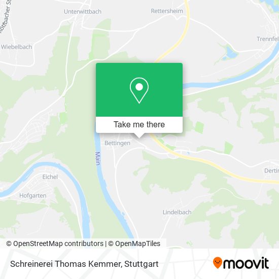 Schreinerei Thomas Kemmer map