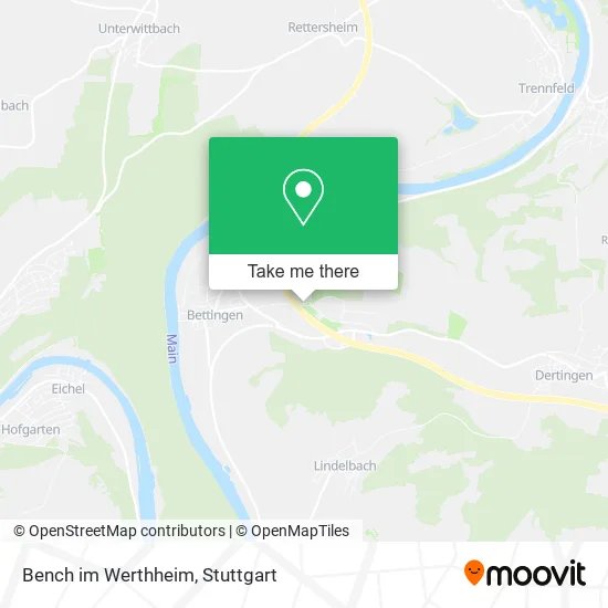 Карта Bench im Werthheim