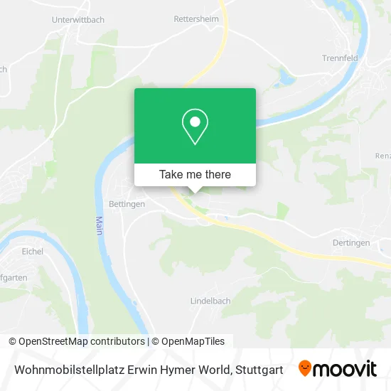 Карта Wohnmobilstellplatz Erwin Hymer World