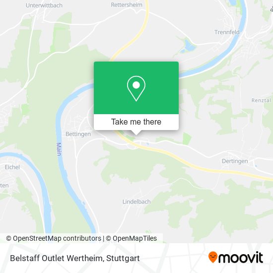 Belstaff Outlet Wertheim map