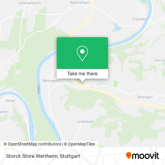 Storck Store Wertheim map