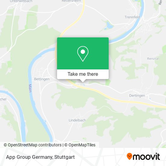 App Group Germany map