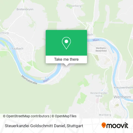 Карта Steuerkanzlei Goldschmitt Daniel