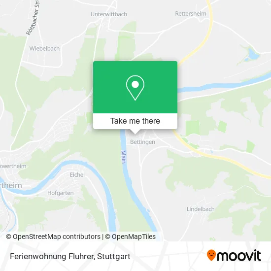 Карта Ferienwohnung Fluhrer