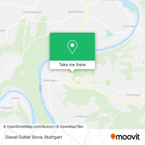 Diesel Outlet Store map