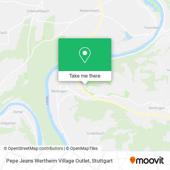 Pepe Jeans Wertheim Village Outlet map